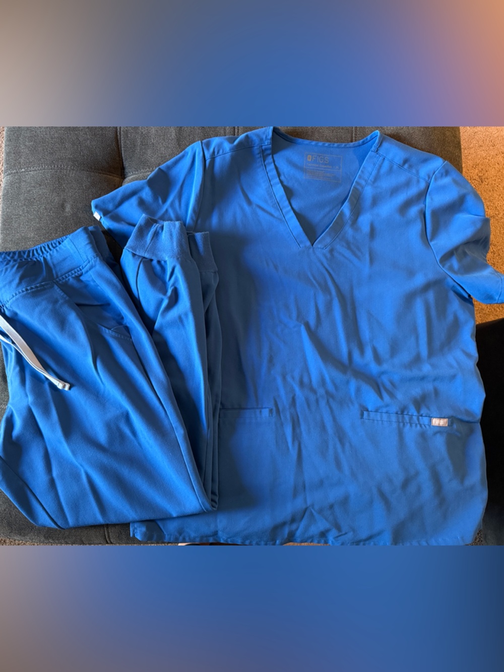 Royal Blue Figs Scrubs